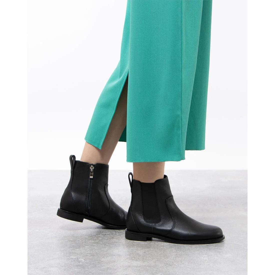 ファスナー付きサイドゴアブーツ /ND23623