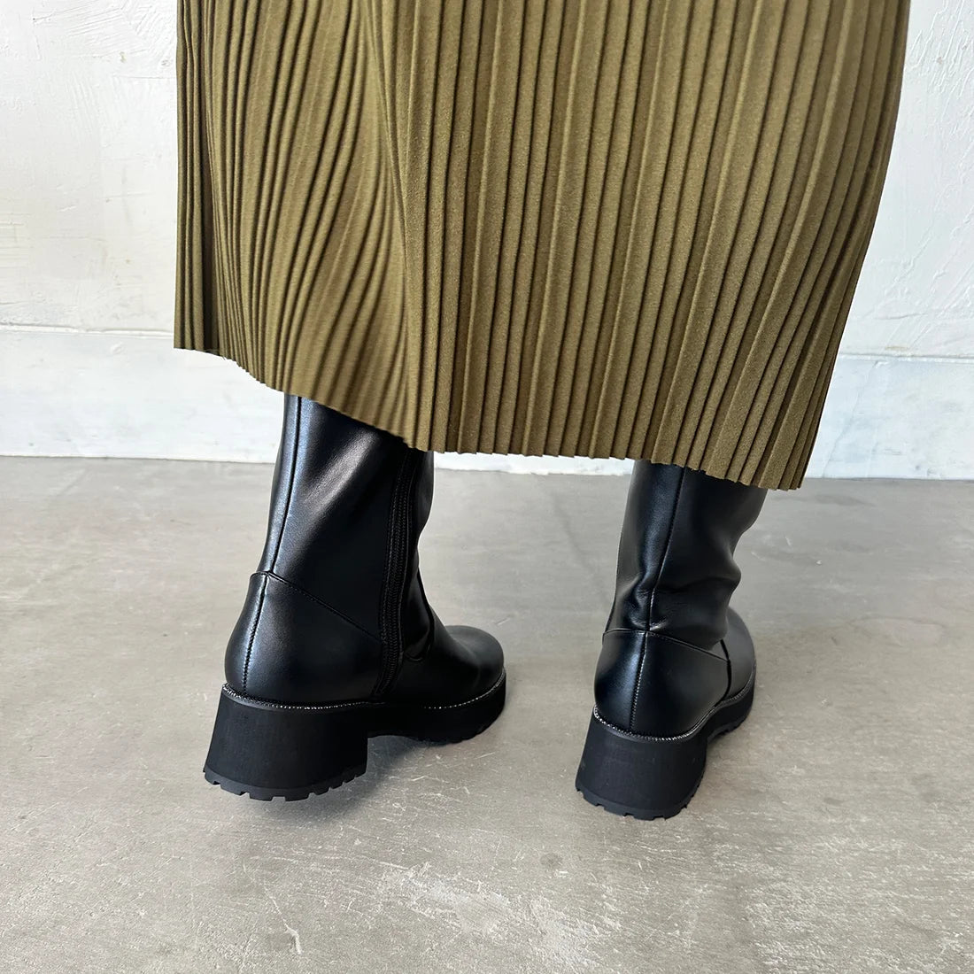 【レイン対応】タンクソールショートブーツ/ TM25634