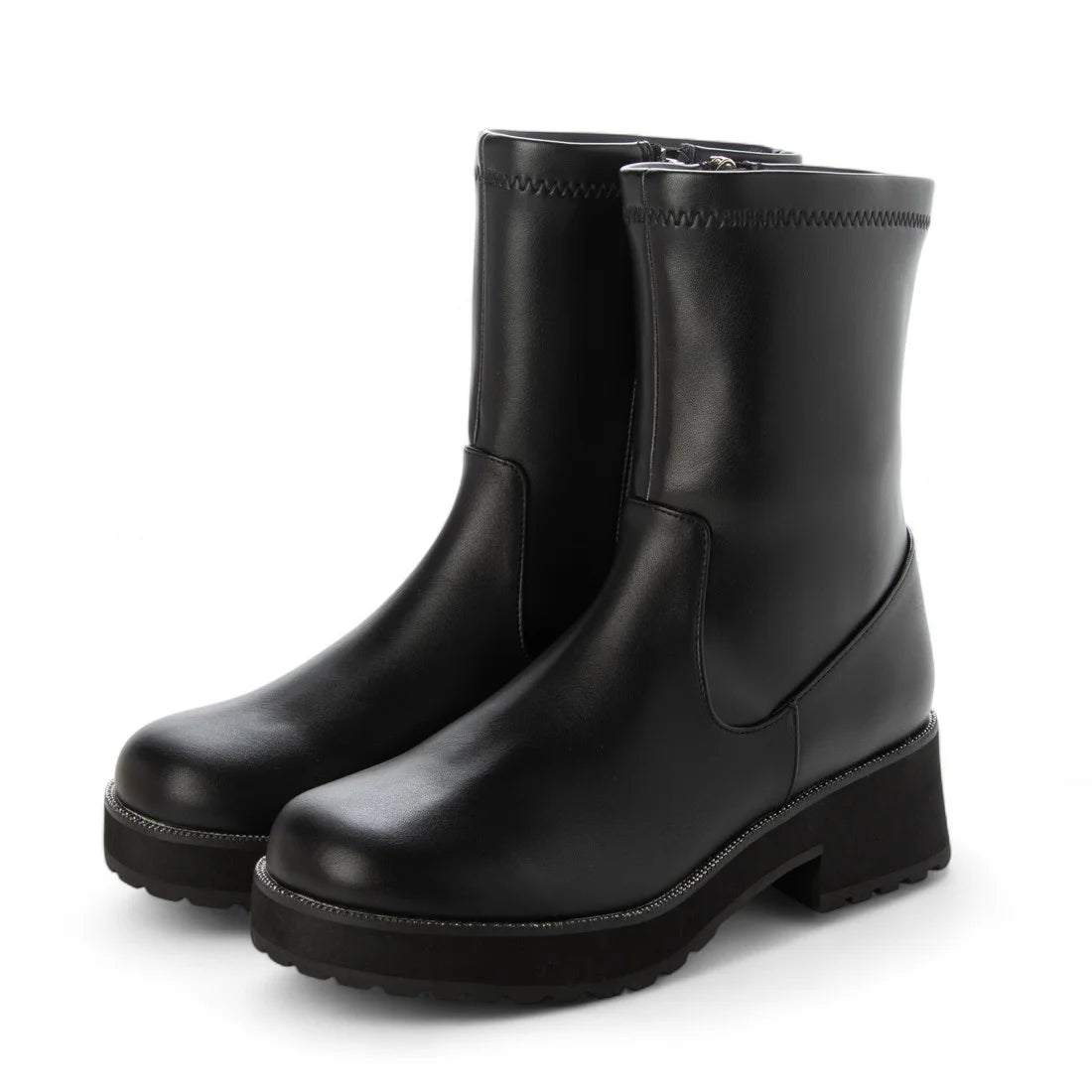 【レイン対応】タンクソールショートブーツ/ TM25634