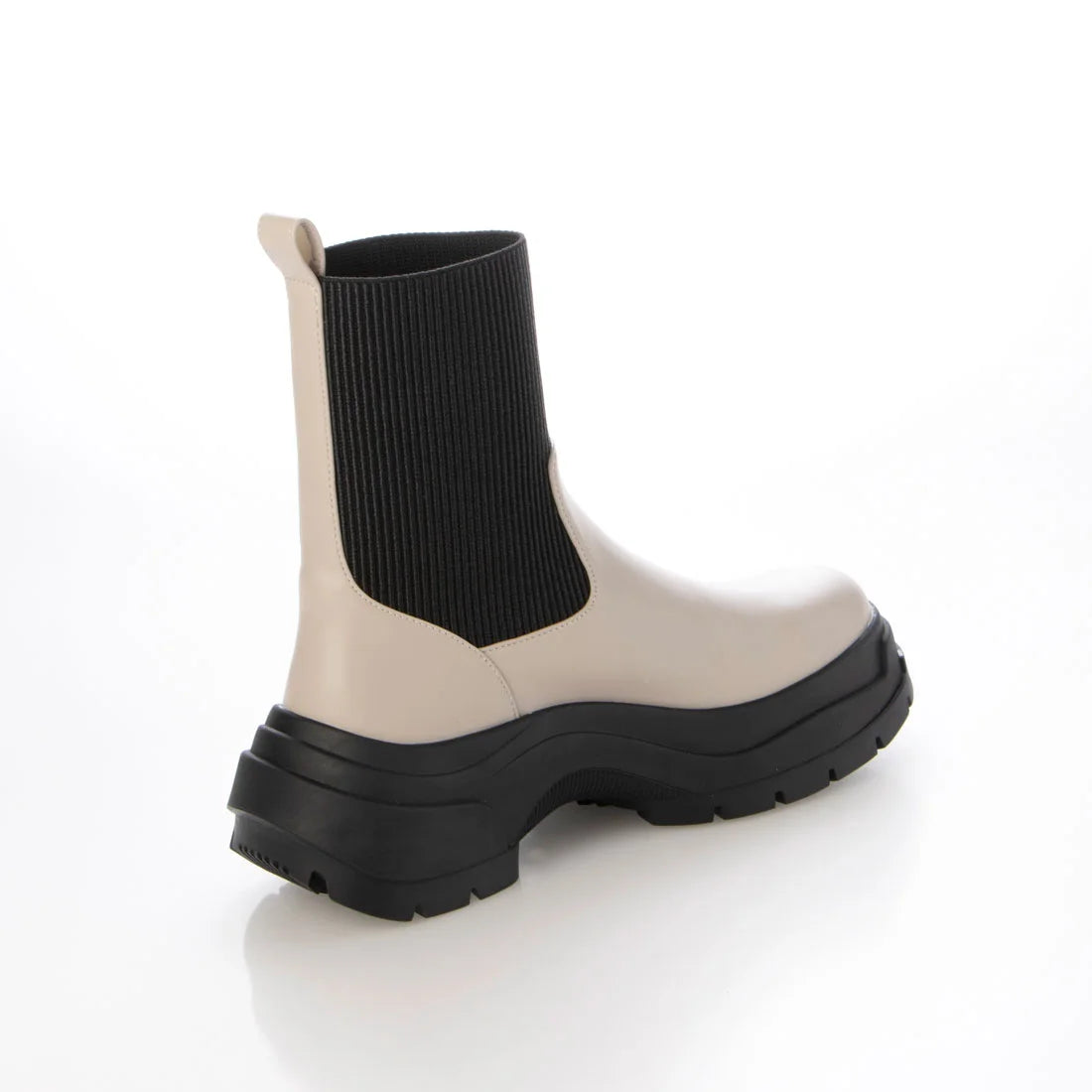 【レイン対応】コンバットソールニットブーツ _TM24688