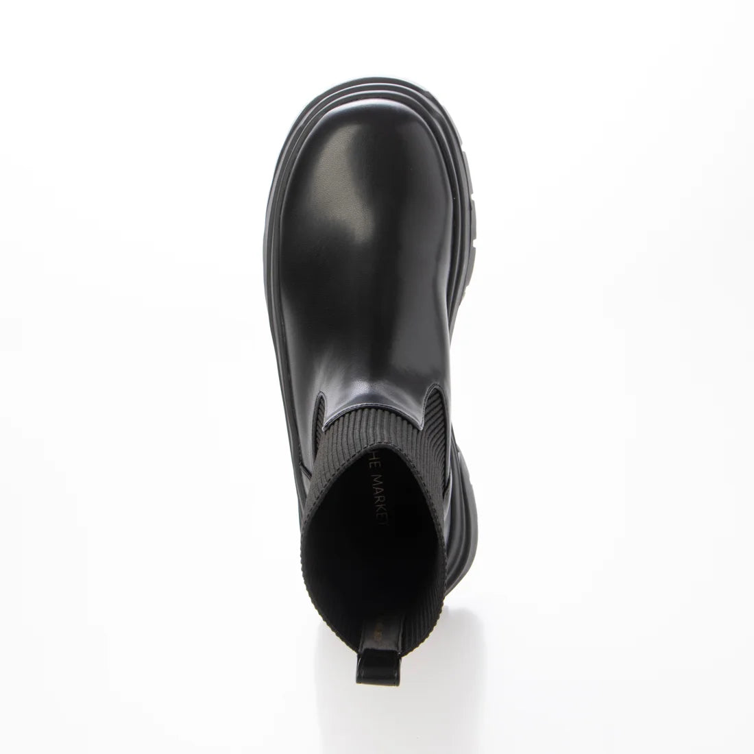 【レイン対応】コンバットソールニットブーツ _TM24688